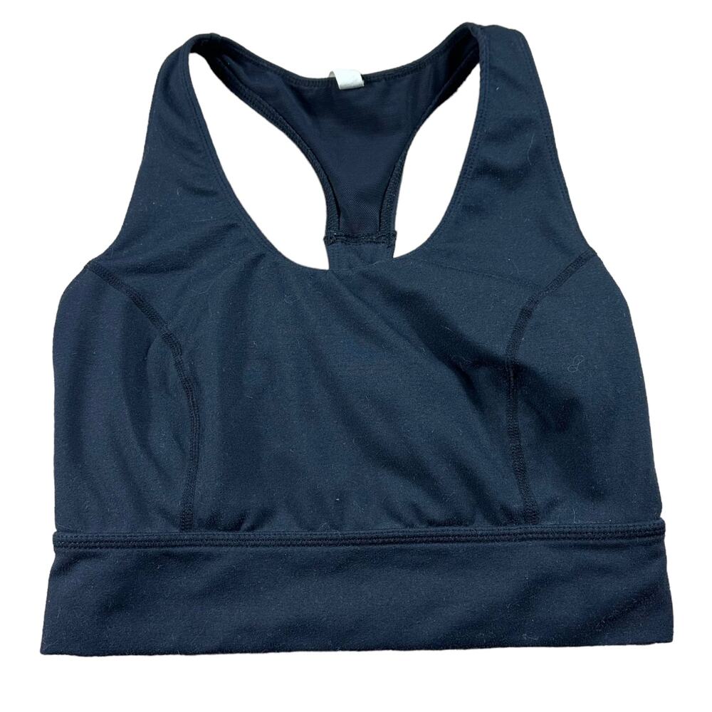 FREE PEOPLE Movement Lightning Synergy Black Workout Strappy Sports Bra Size XS